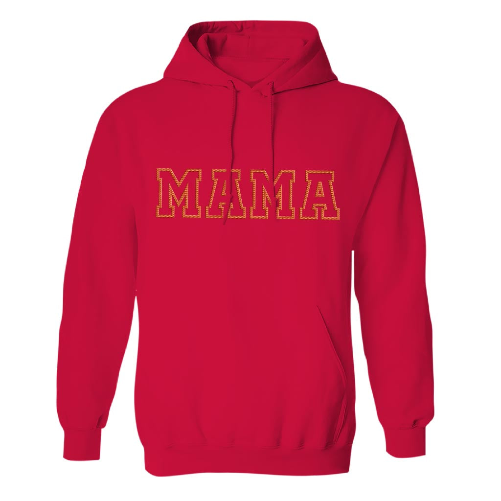 Sweat à capuche brodé personnalisé avec nom - Maman