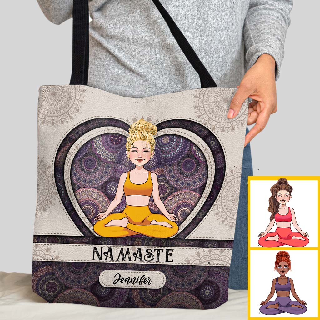 Namaste - Sac fourre-tout de yoga personnalisé