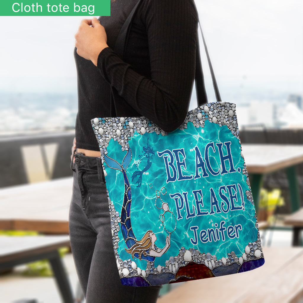 La vie est plus belle à la plage - Sac fourre-tout personnalisé pour les amoureux de la mer