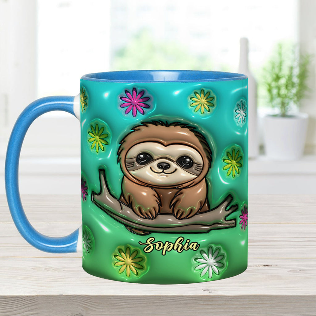 Mug personnalisé paresseux mignon