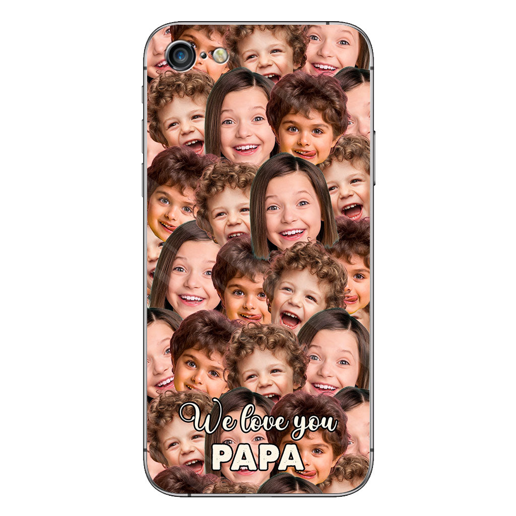 Je t'aime papa - Cadeau pour papa, grand-mère, grand-père, maman, oncle, tante, frère, sœur, fils, fille, petite-fille, petit-fils, mari, femme, petit ami, petite amie - Coque de téléphone personnalisée