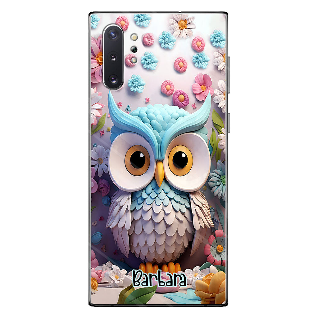 Cool Owl - Personalized Owl Phone Case