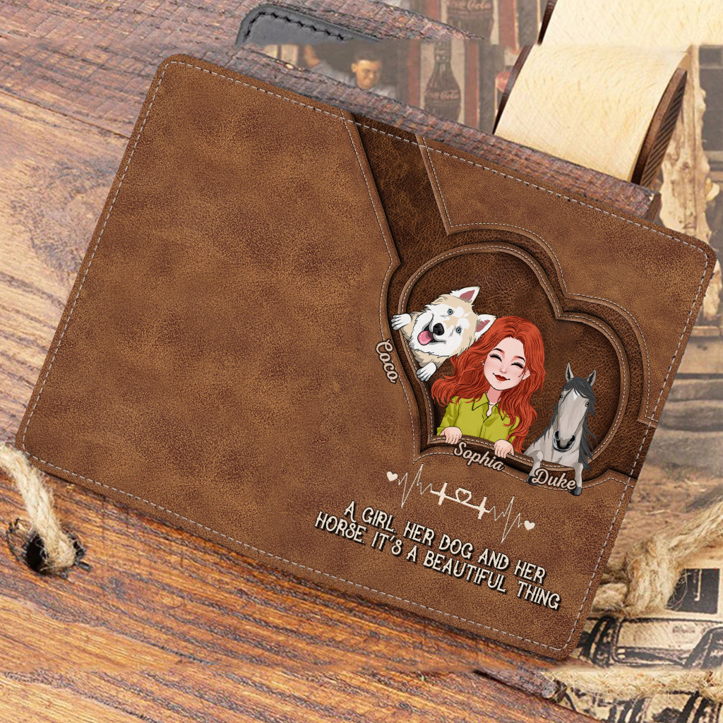 Quel bel objet ! - Porte-passeport pour cheval personnalisé