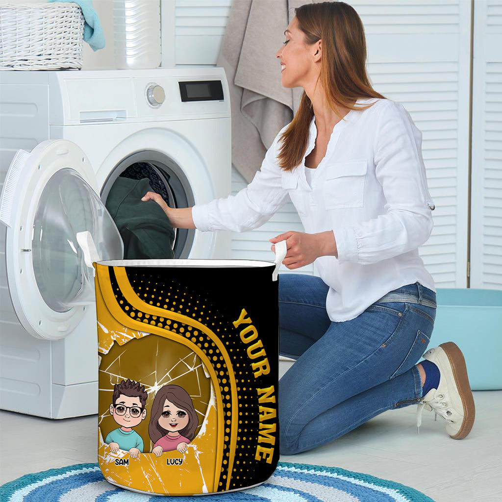 Meilleur papa du monde - Panier de rangement personnalisé pour papa