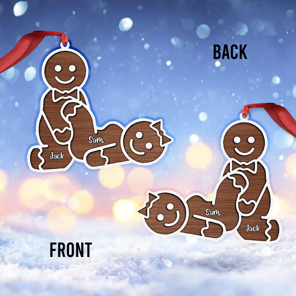 Funny Couple - Personalized Couple Ornament