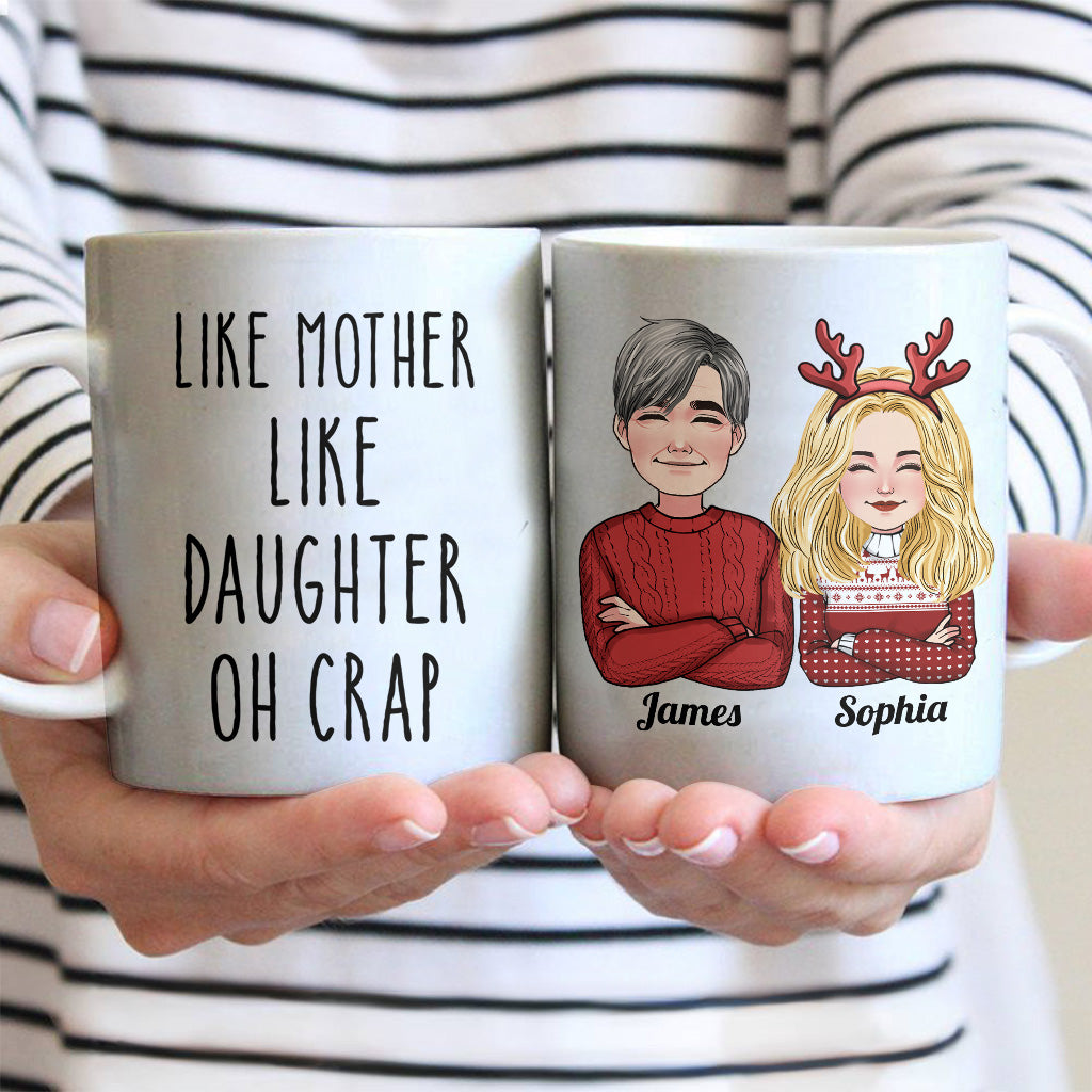 Telle mère, telle fille - Mug personnalisé pour papa