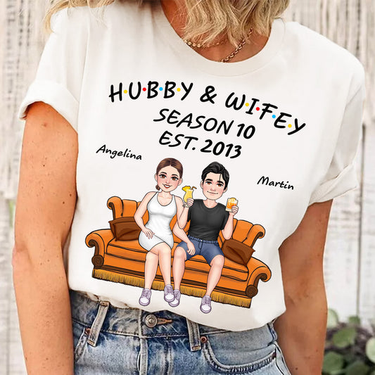 T-shirt et sweat à capuche personnalisés « Mari et Femme »