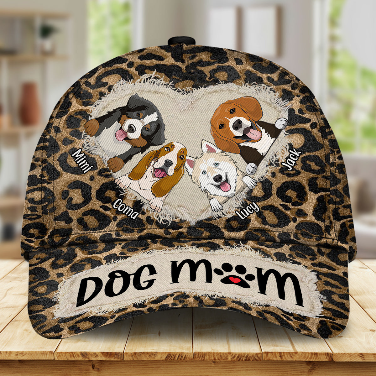Maman de chien - Casquette classique personnalisée pour chien