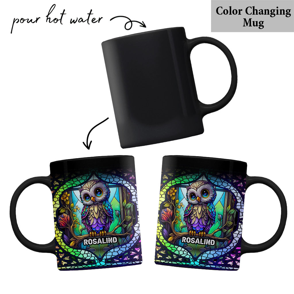 Magnifiques hiboux - Mug hibou personnalisé