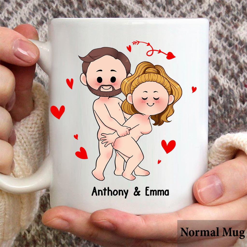 Je veux juste que tu sois heureux - Cadeau pour couple (mari, femme, petit ami, petite amie) - Mug personnalisé