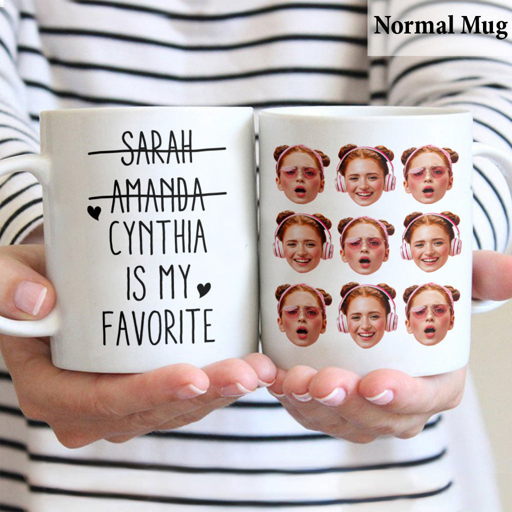 Tu es mon/ma préféré(e) - Mug personnalisé pour couple