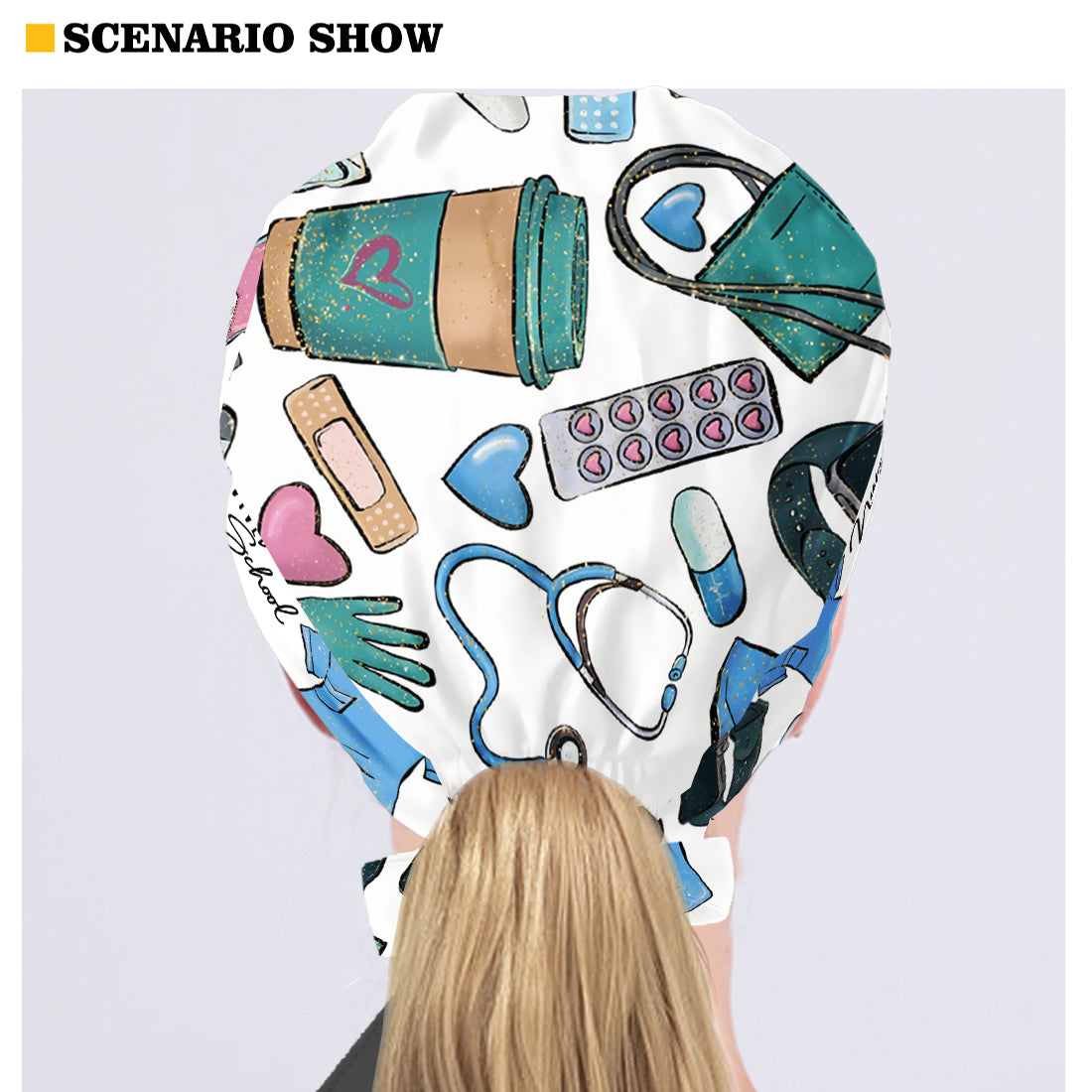 J'ai survécu à l'école d'infirmières - Bonnet d'infirmière personnalisé