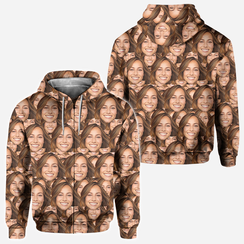 Motif facial personnalisé - Chemise personnalisée intégrale