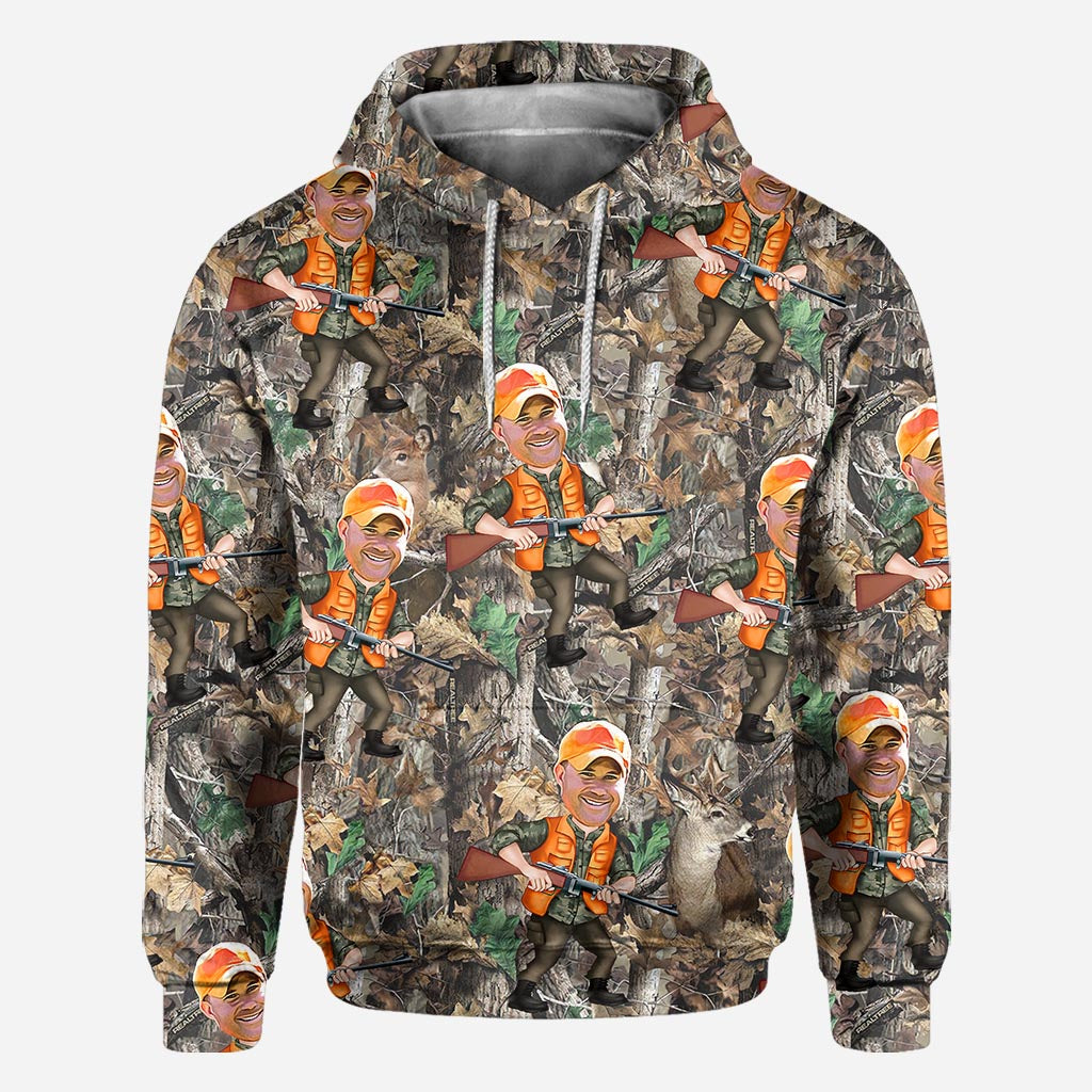 Photo Inserted Hunter - Personalized Hunting All Over Shirt