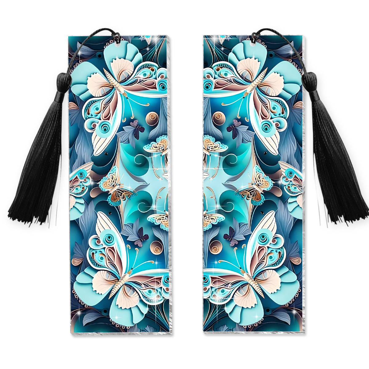 J'adore les papillons - Marque-page papillon