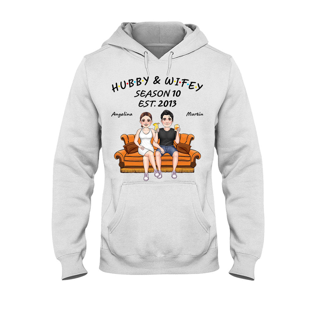 T-shirt et sweat à capuche personnalisés « Mari et Femme »