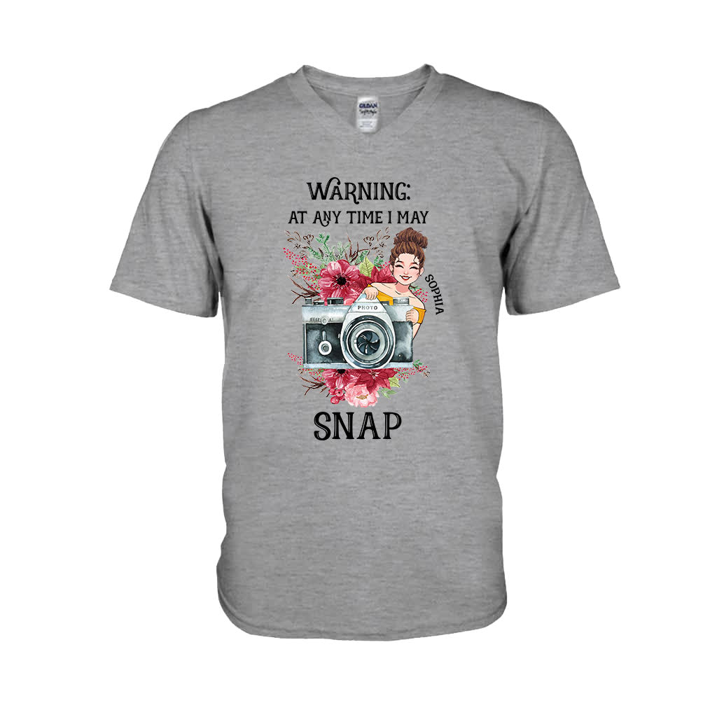 Je peux prendre des photos à tout moment - T-shirt et sweat à capuche personnalisés