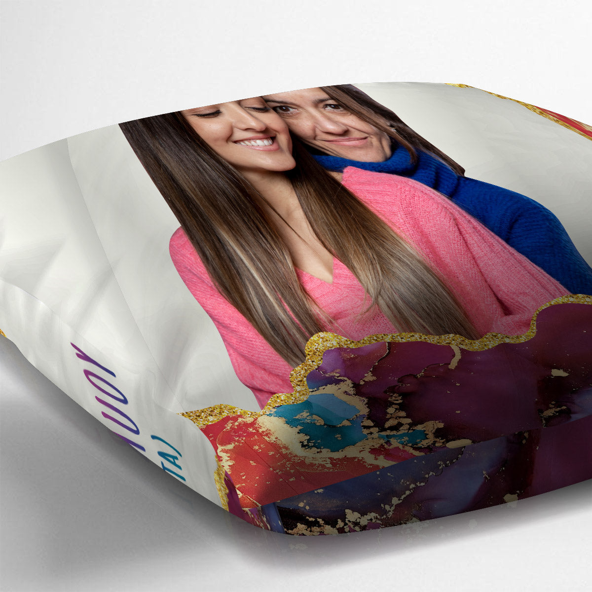Tu m'as, maman - Coussin décoratif personnalisé pour maman