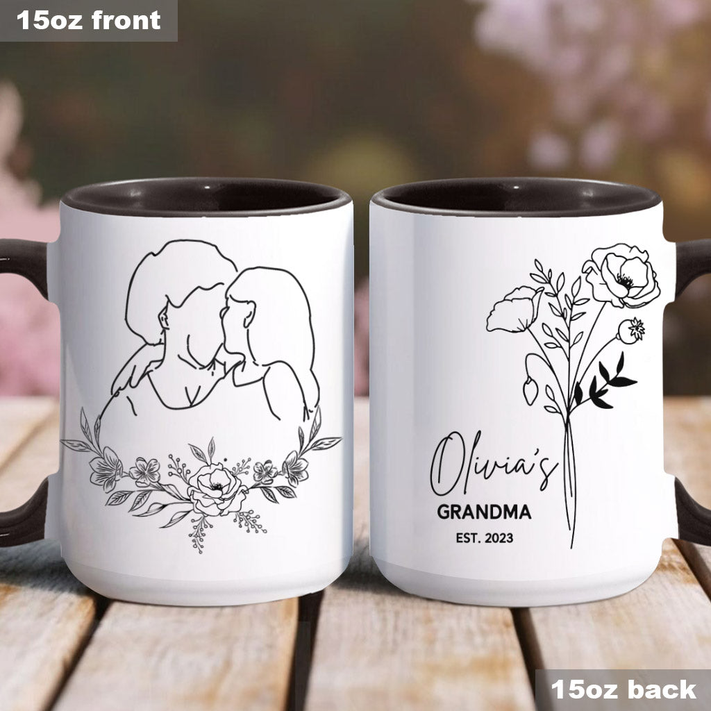 Promue grand-mère - Cadeau pour grand-mère - Mug personnalisé