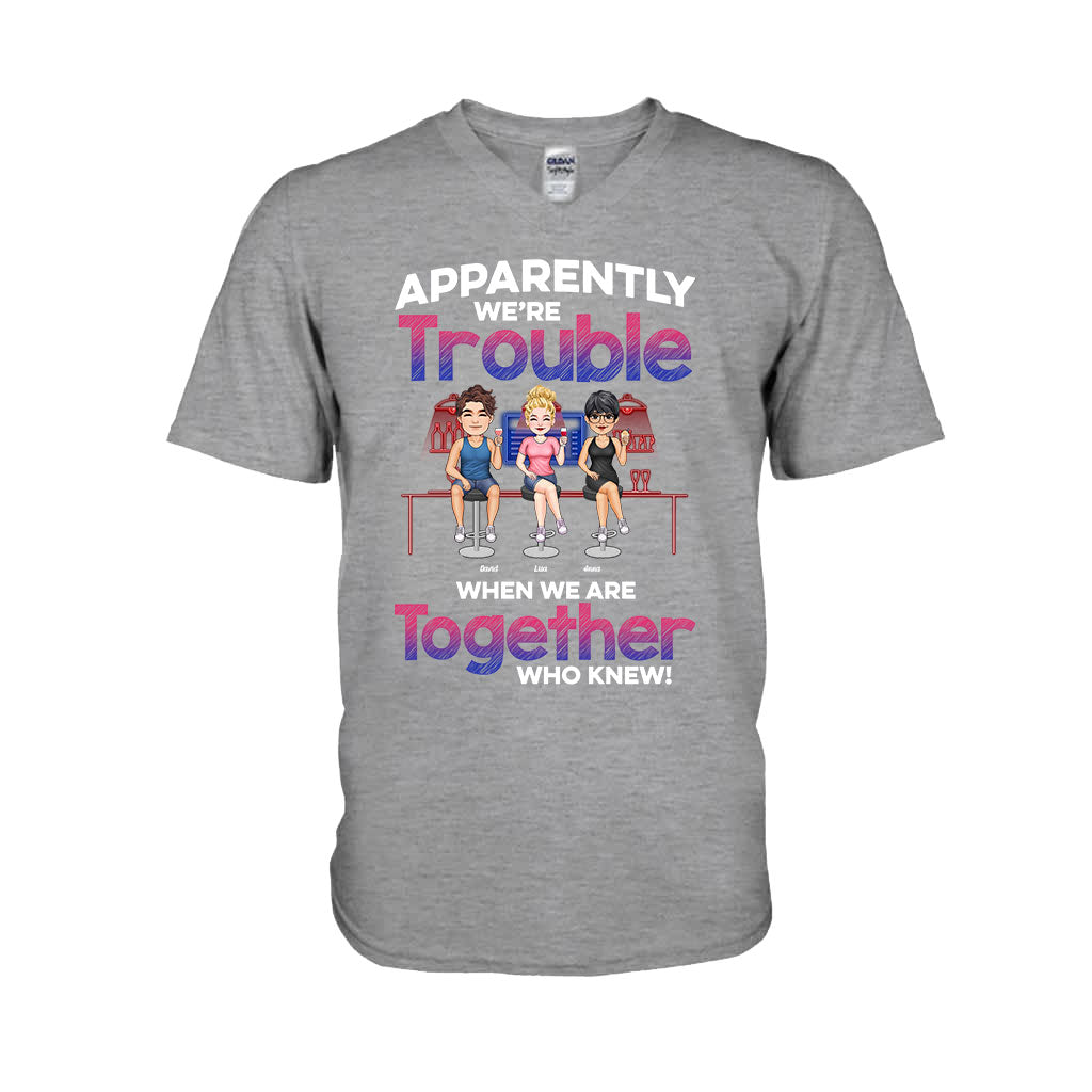 Apparemment, on fait des étincelles quand on est ensemble - T-shirt et sweat à capuche personnalisés pour meilleures amies