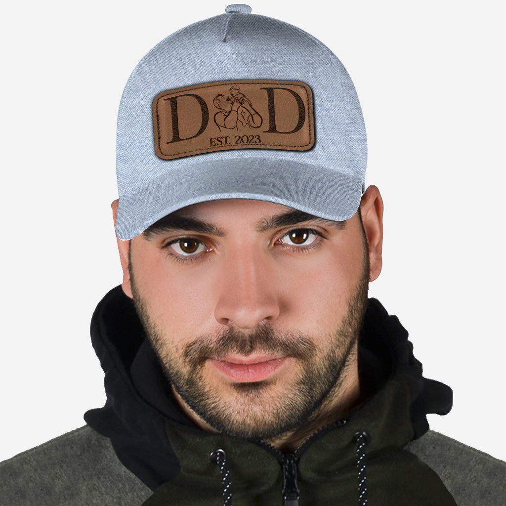 Meilleur papa du monde - Cadeau pour papa - Casquette classique personnalisée