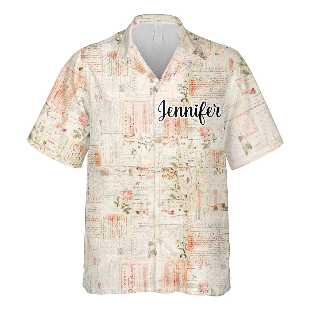 Just One More Chapter - Personalized Book Hawaiian Shirt