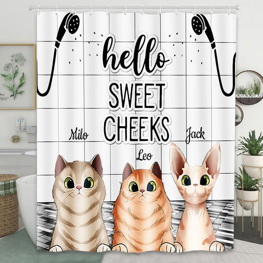 J'ai vu ça - Rideau de douche personnalisé pour chien