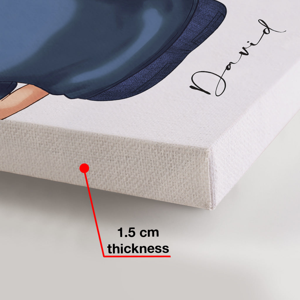 Meilleure tante du monde - Toile et affiche personnalisées pour tante