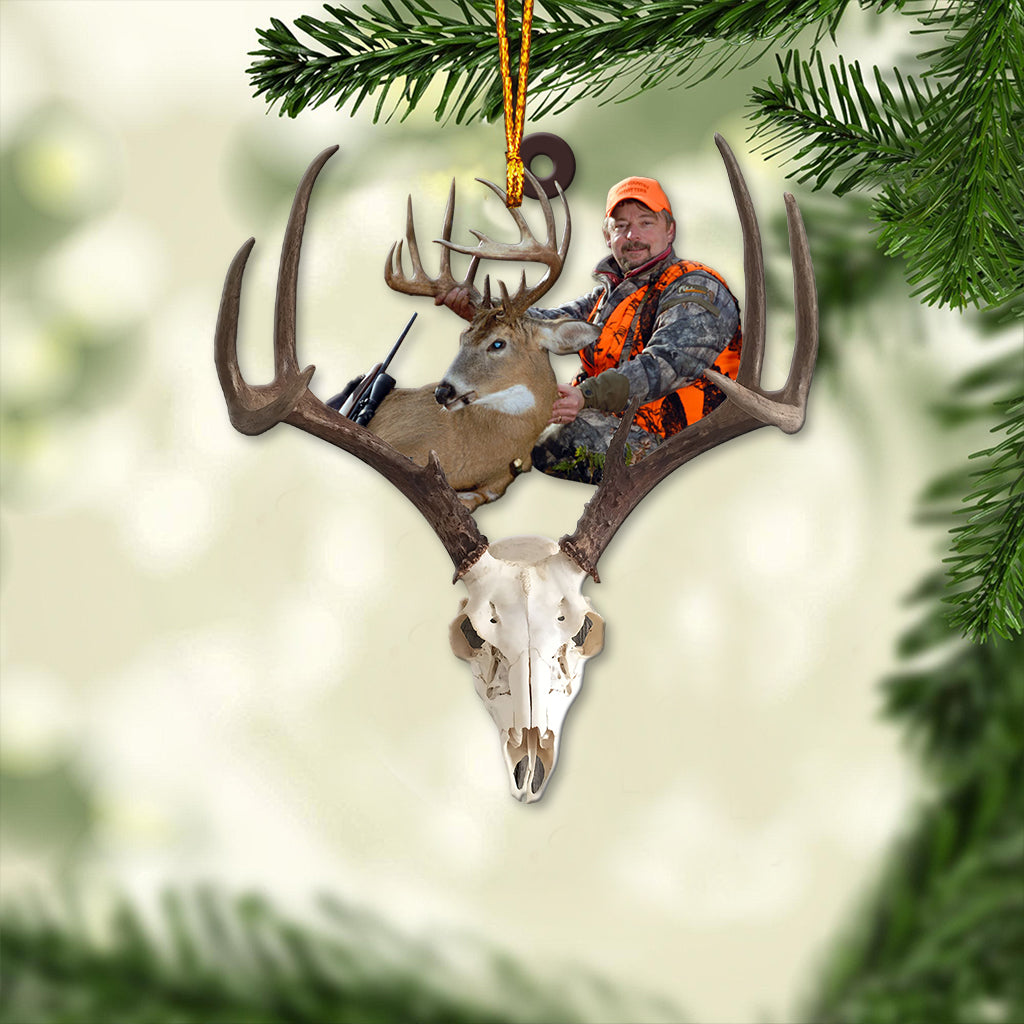 Love Hunting - Personalized Hunting Transparent Ornament