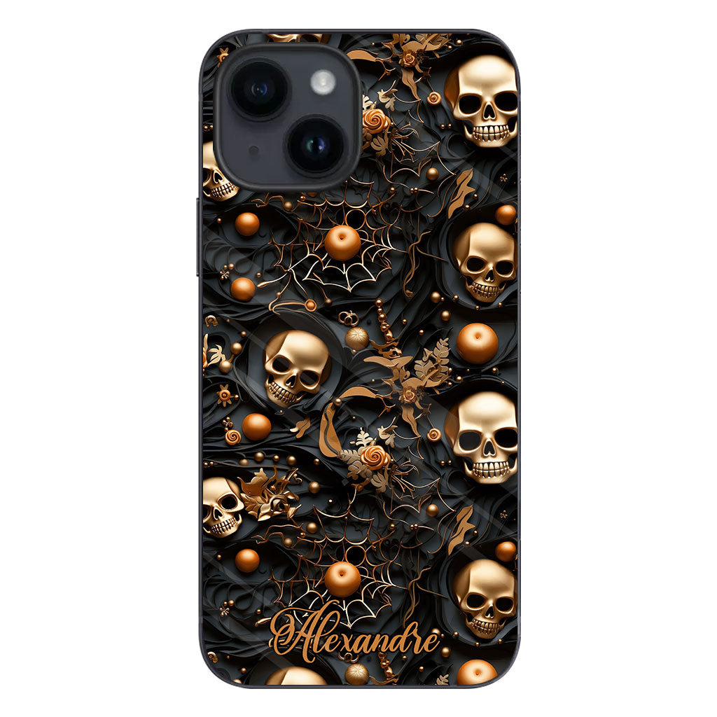 Gold Skull - Personalized Skull Phone Case