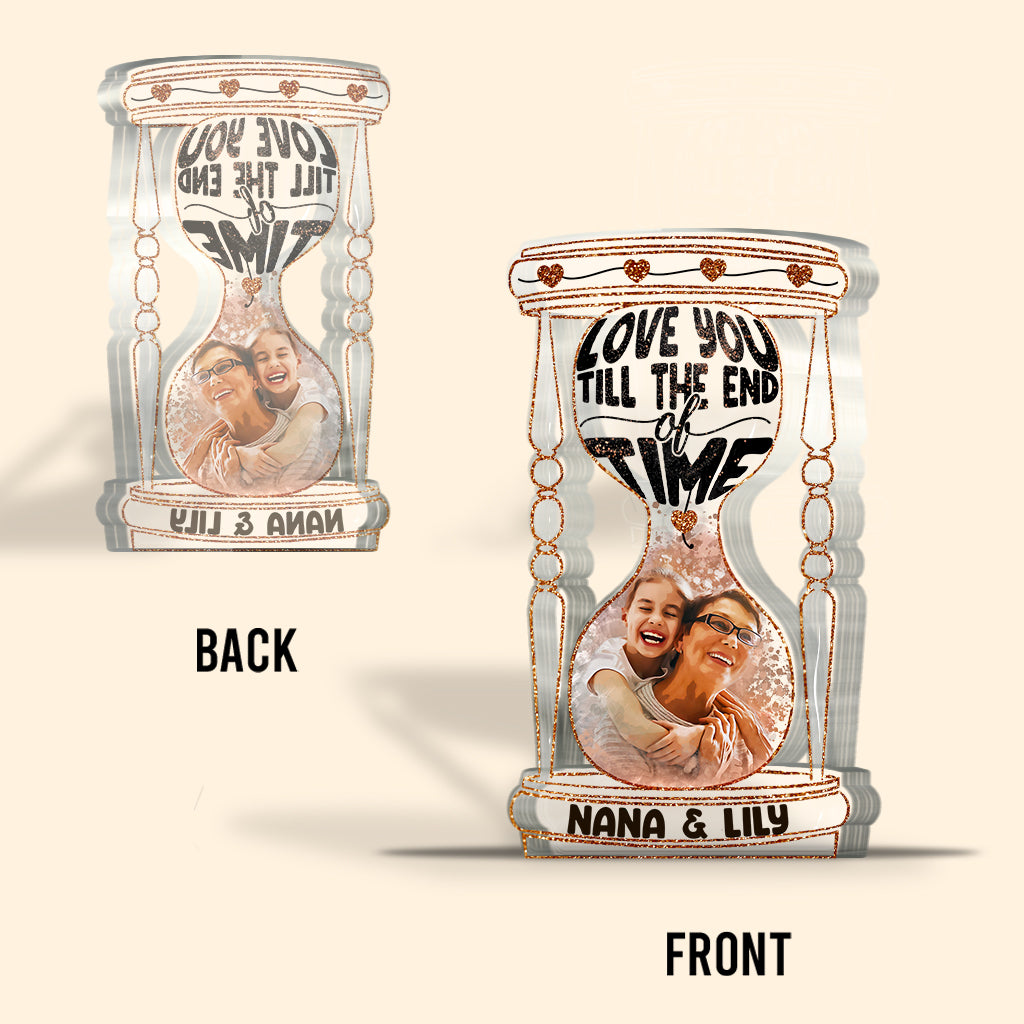 Jusqu'à la fin des temps - Plaque acrylique personnalisée pour grand-mère