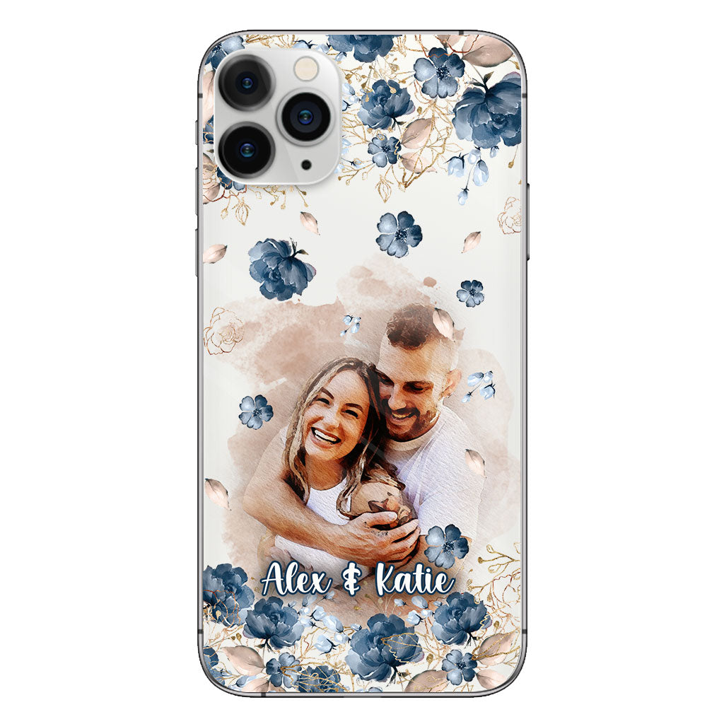 Floral Phone Case - Personalized Clear Phone Case
