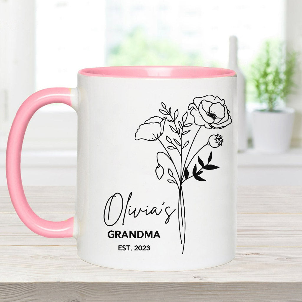 Promue grand-mère - Cadeau pour grand-mère - Mug personnalisé