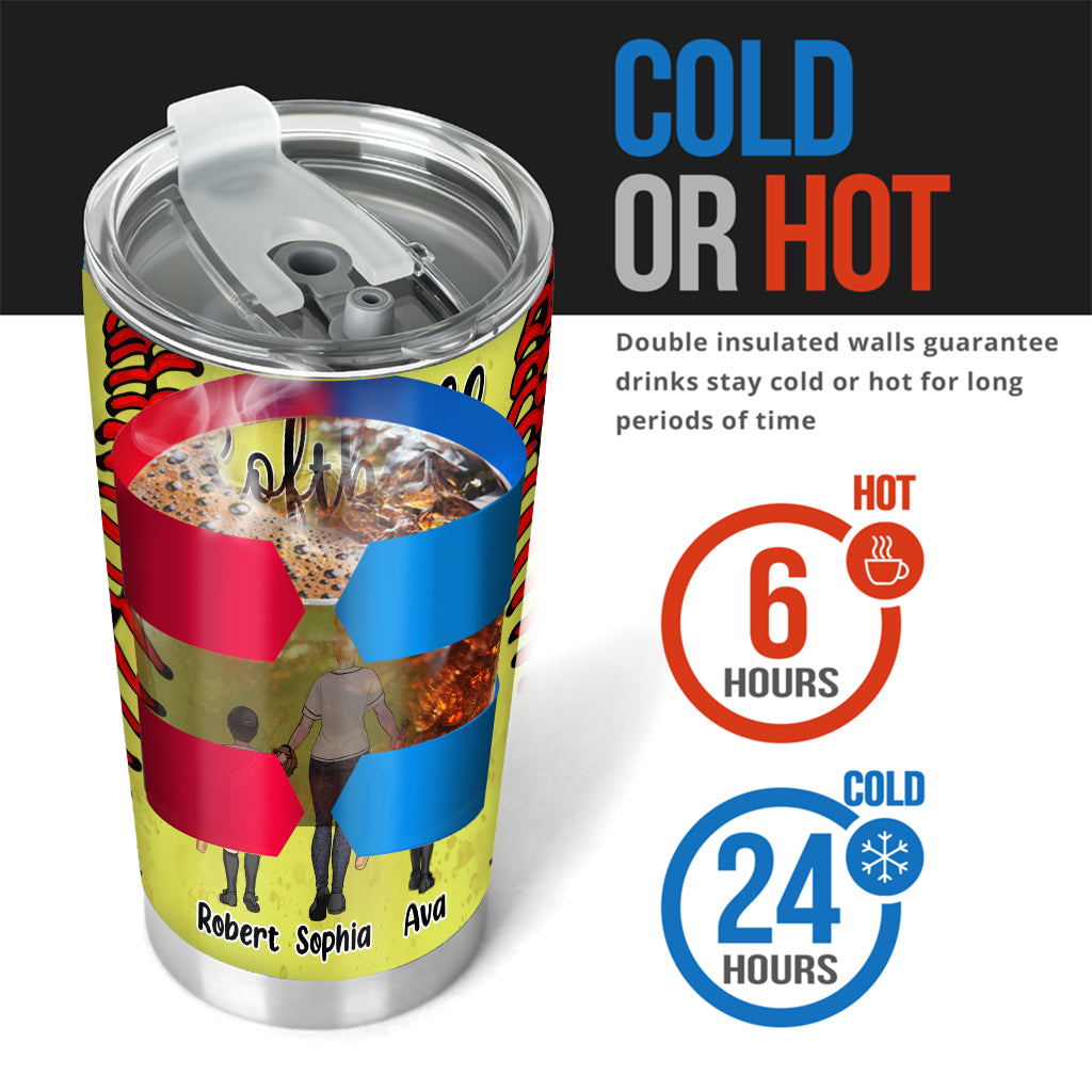 Je serai toujours sa plus grande fan - Gobelet de softball personnalisé