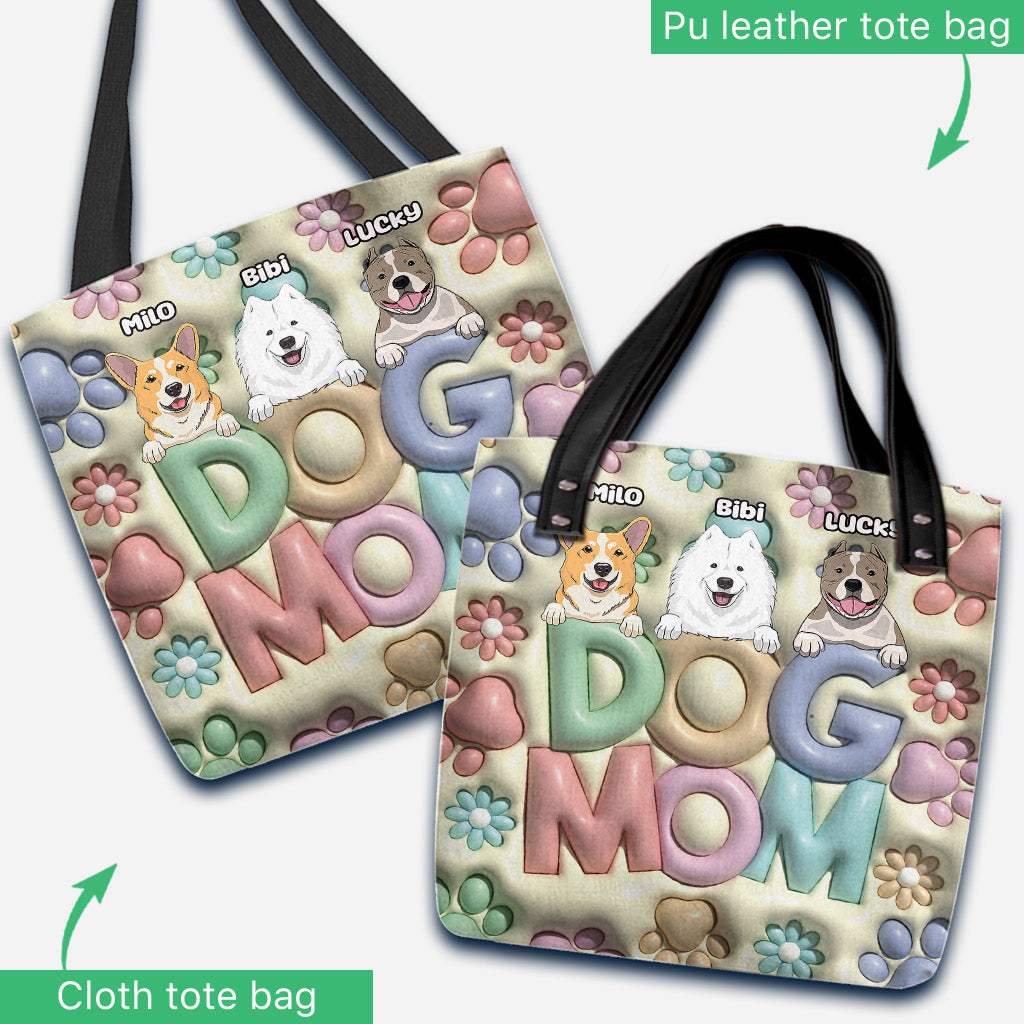 Dog Mom - Personalized Dog Tote Bag