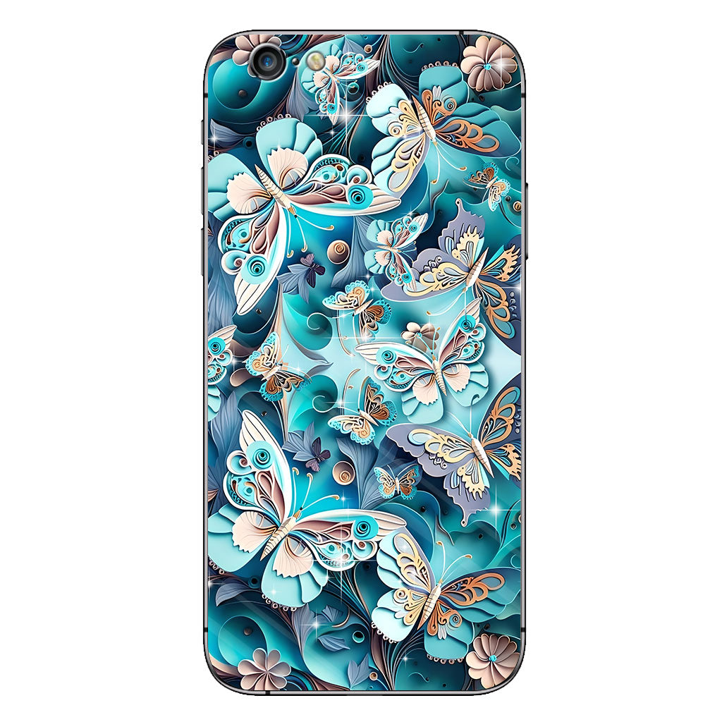Coque de téléphone Papillons Amoureux - Coque de téléphone Papillon