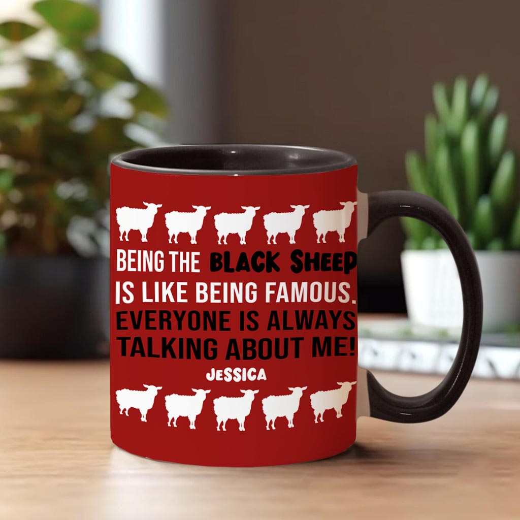 Être le mouton noir - Mug personnalisé pour la famille