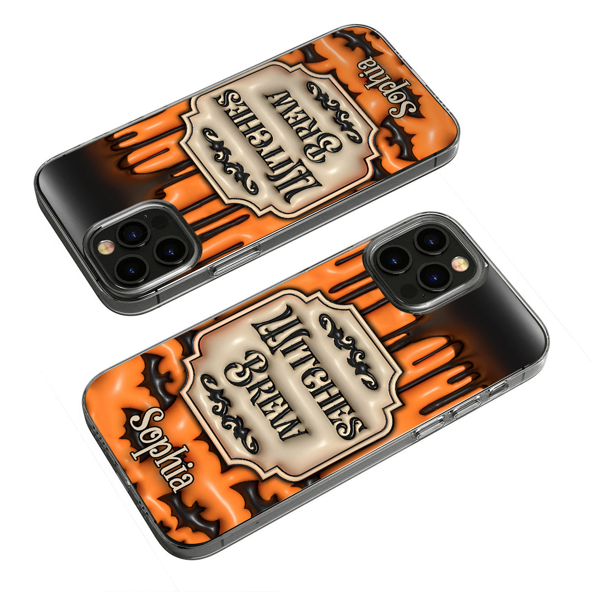 Witches Brew - Personalized Witch Clear Phone Case