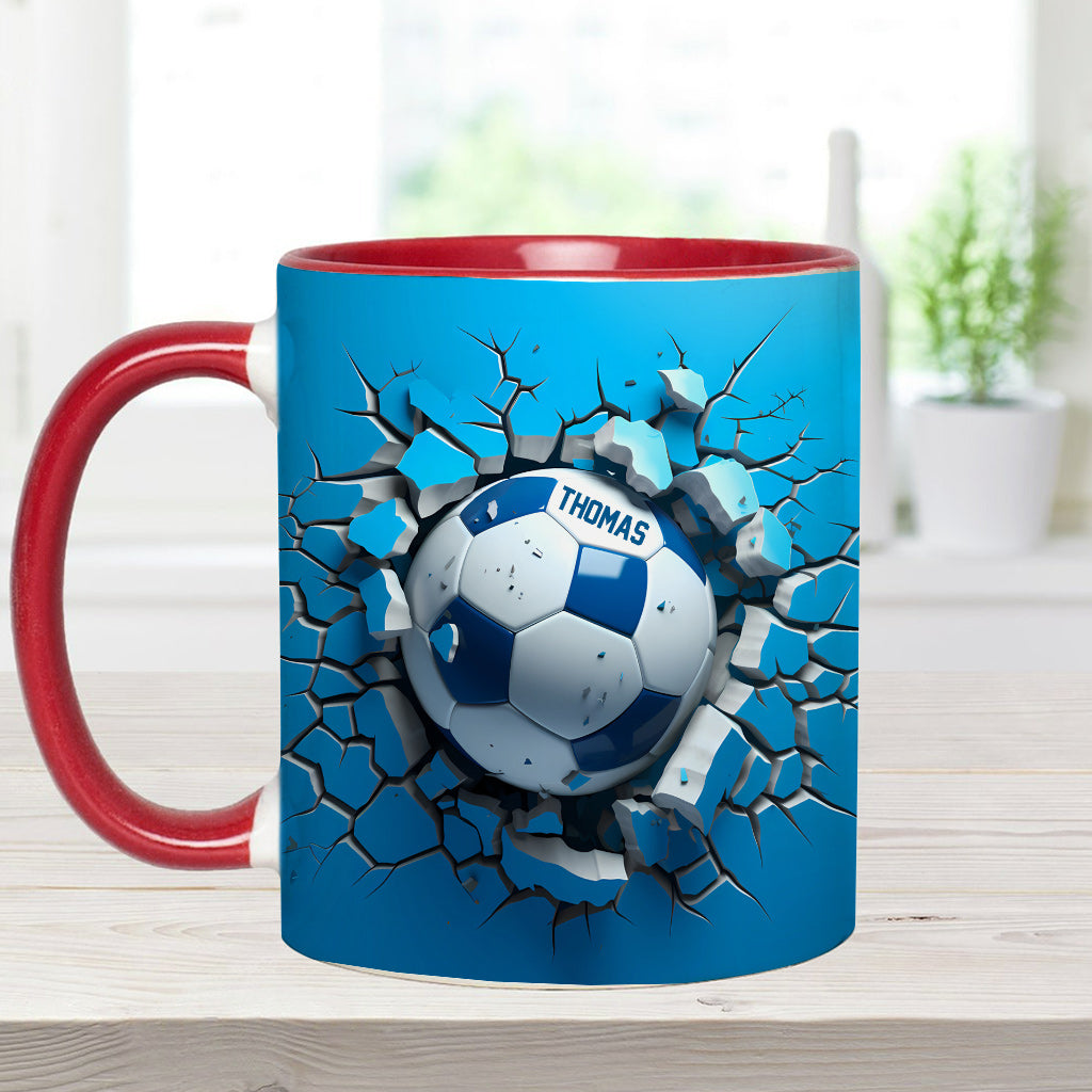 Un super mug de foot personnalisé