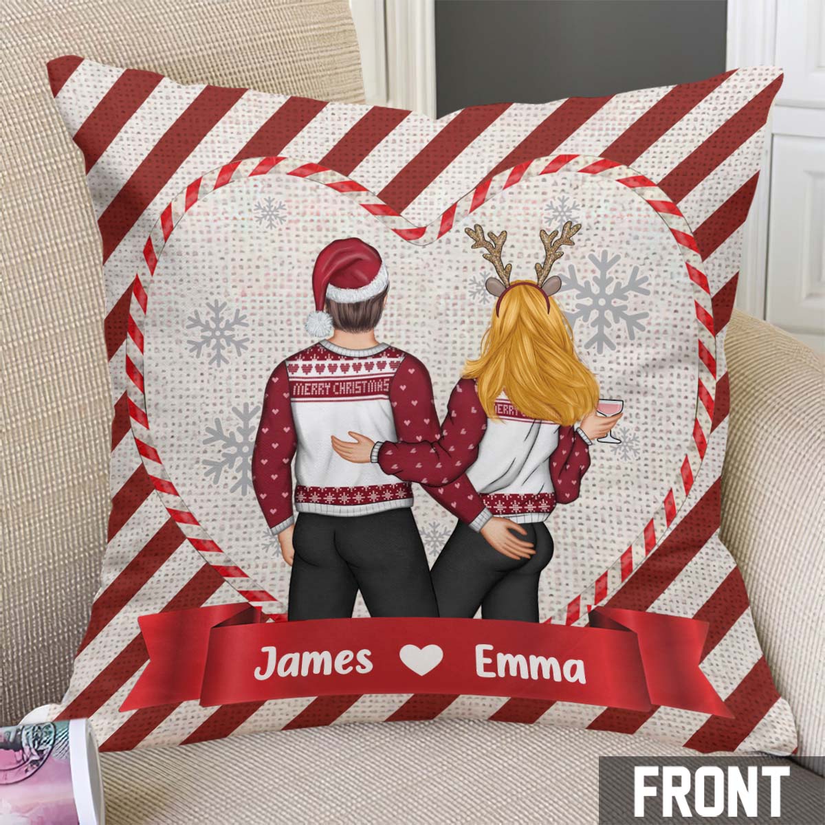 Tu es toujours sexy - cadeau pour mari, femme, petit ami, petite amie - Coussin décoratif personnalisé