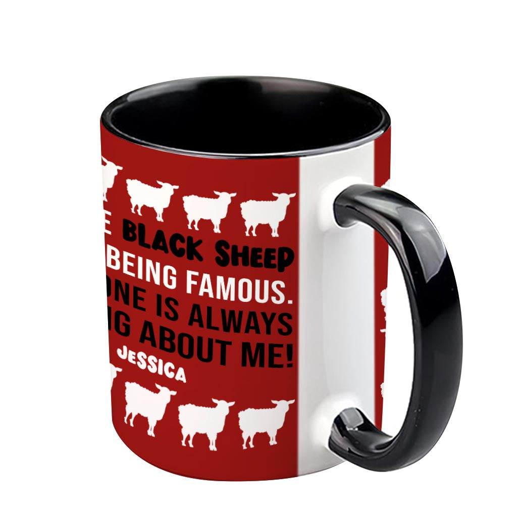 Être le mouton noir - Mug personnalisé pour la famille