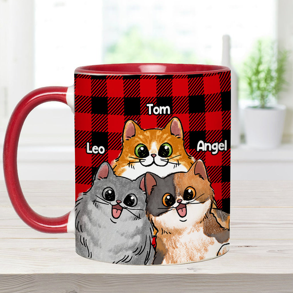 Tout est meilleur avec des poils de chat ou de chien ! – Mug personnalisé à motif chat