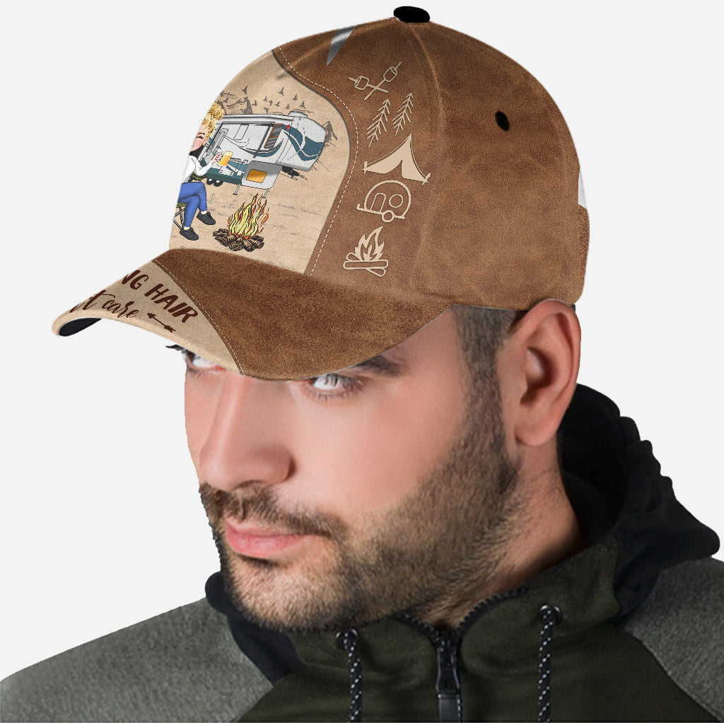 Coiffure de camping, on s'en fiche ! - Casquette de camping classique personnalisée