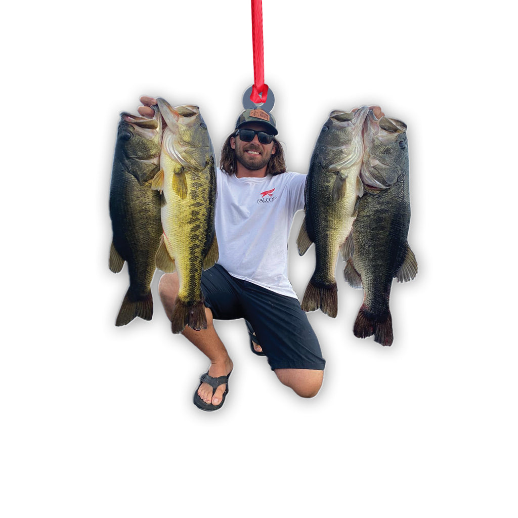 Passionné de pêche - Ornement de pêche personnalisé