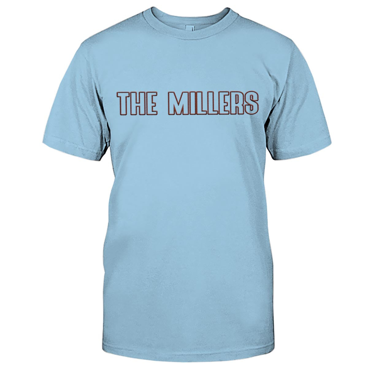 T-shirt brodé personnalisé avec nom pour toute la famille