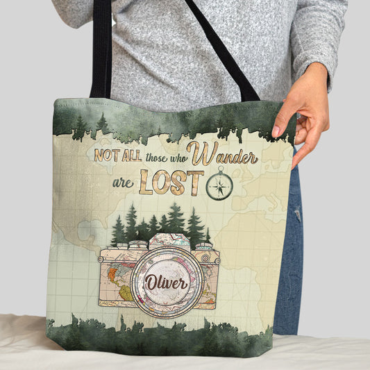 Tous ceux qui errent ne sont pas perdus - Sac fourre-tout photo personnalisé