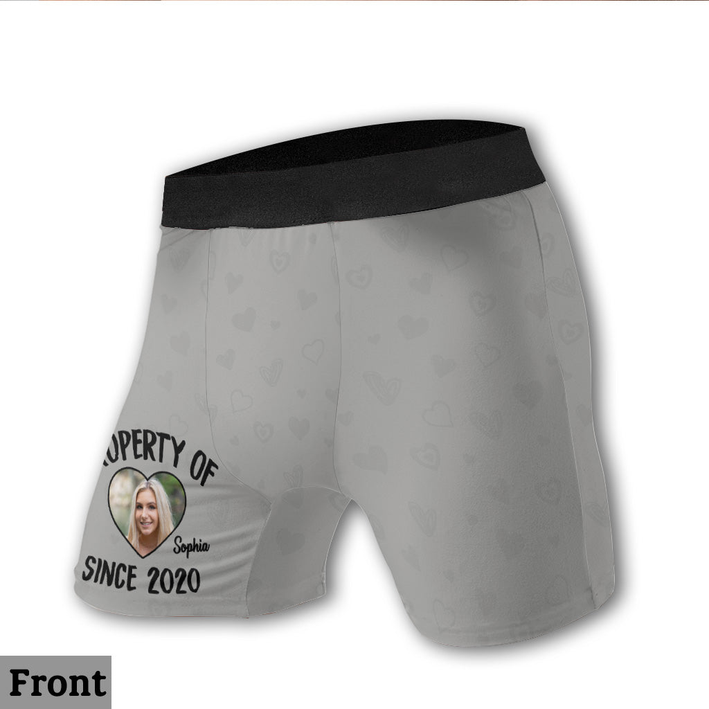 Property - Personalized Couple Men's Boxer Briefs
