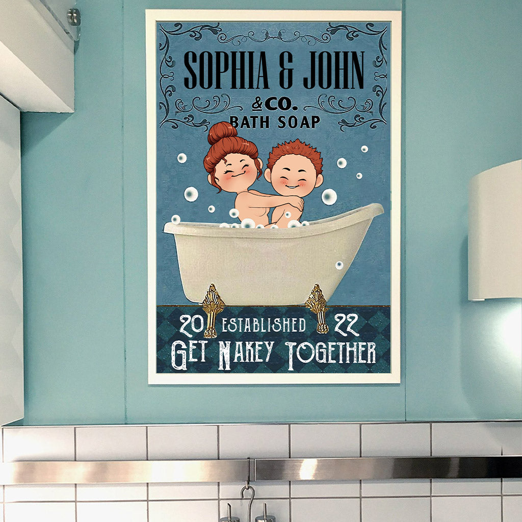 Get Nakey - Toile et affiche personnalisées pour couples