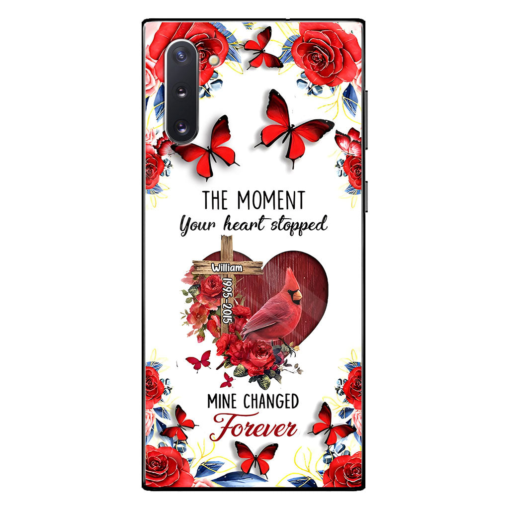 The Moment Your Heart Stopped - Personalized Memorial Phone Case