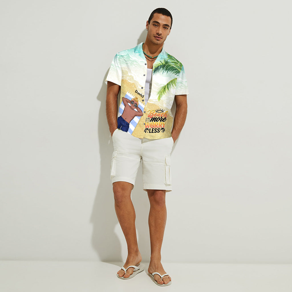 The Beach Is Calling And I Must Go - Sea Lover gift for friend, sister, girlfriend, wife, mom, brother, dad, husband, boyfriend - Personalized Hawaiian Shirt